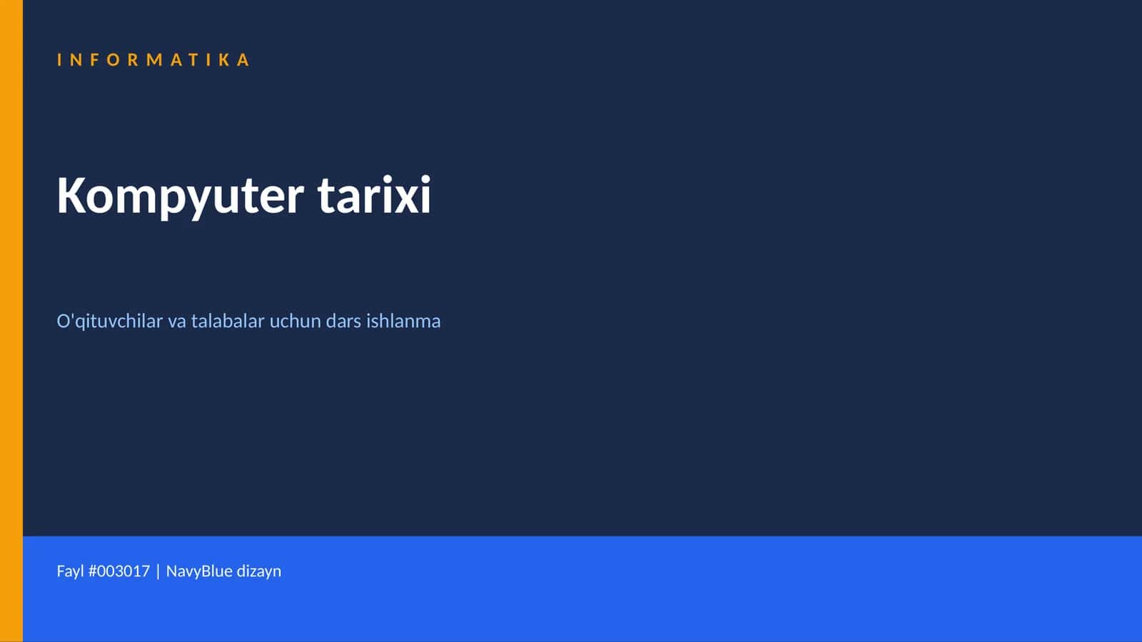 Kompyuter Tarixi 1