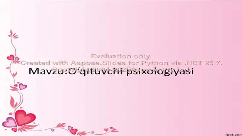 O‘qituvchi psixologiyasi 1