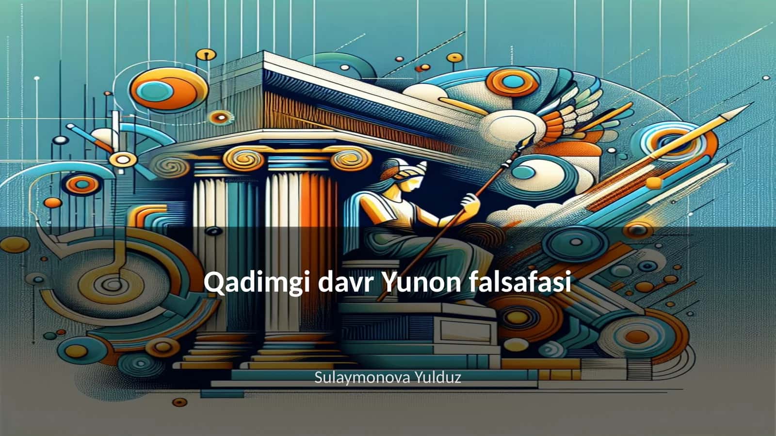 Qadimgi davr Yunon falsafasi 1