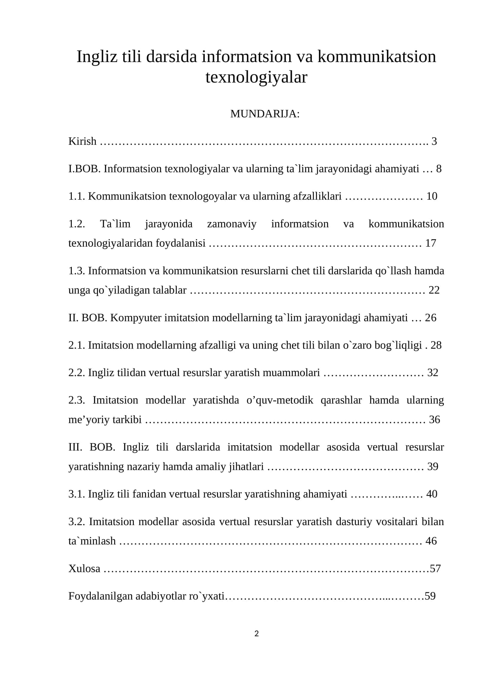 Ingliz tili darsida informatsion va kommunikatsion texnologiyalar 1