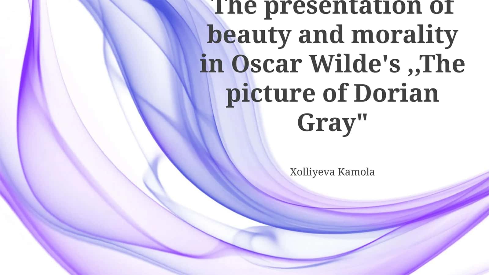 The Picture of Dorian Gray 1