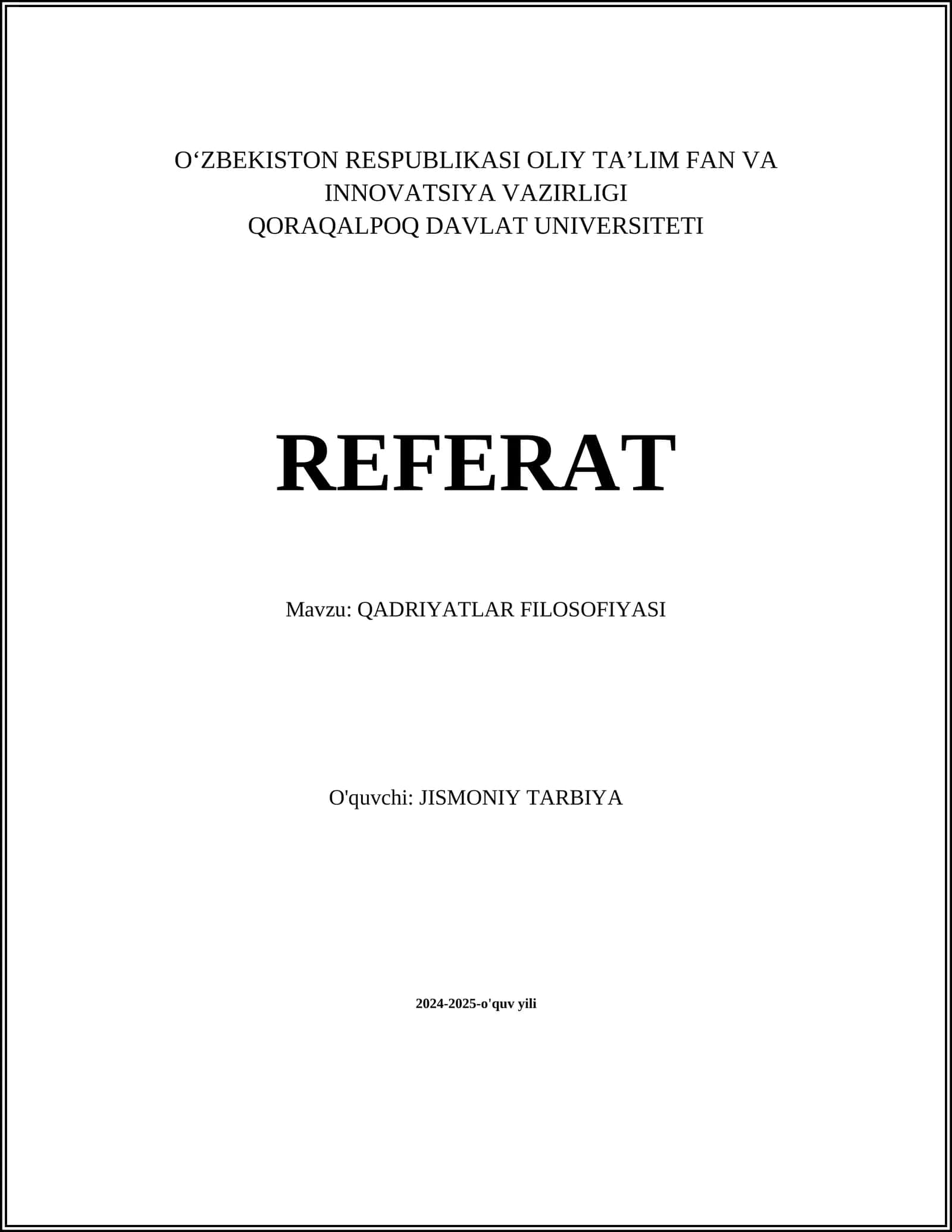 QADRIYATLAR FILOSOFIYASI 1