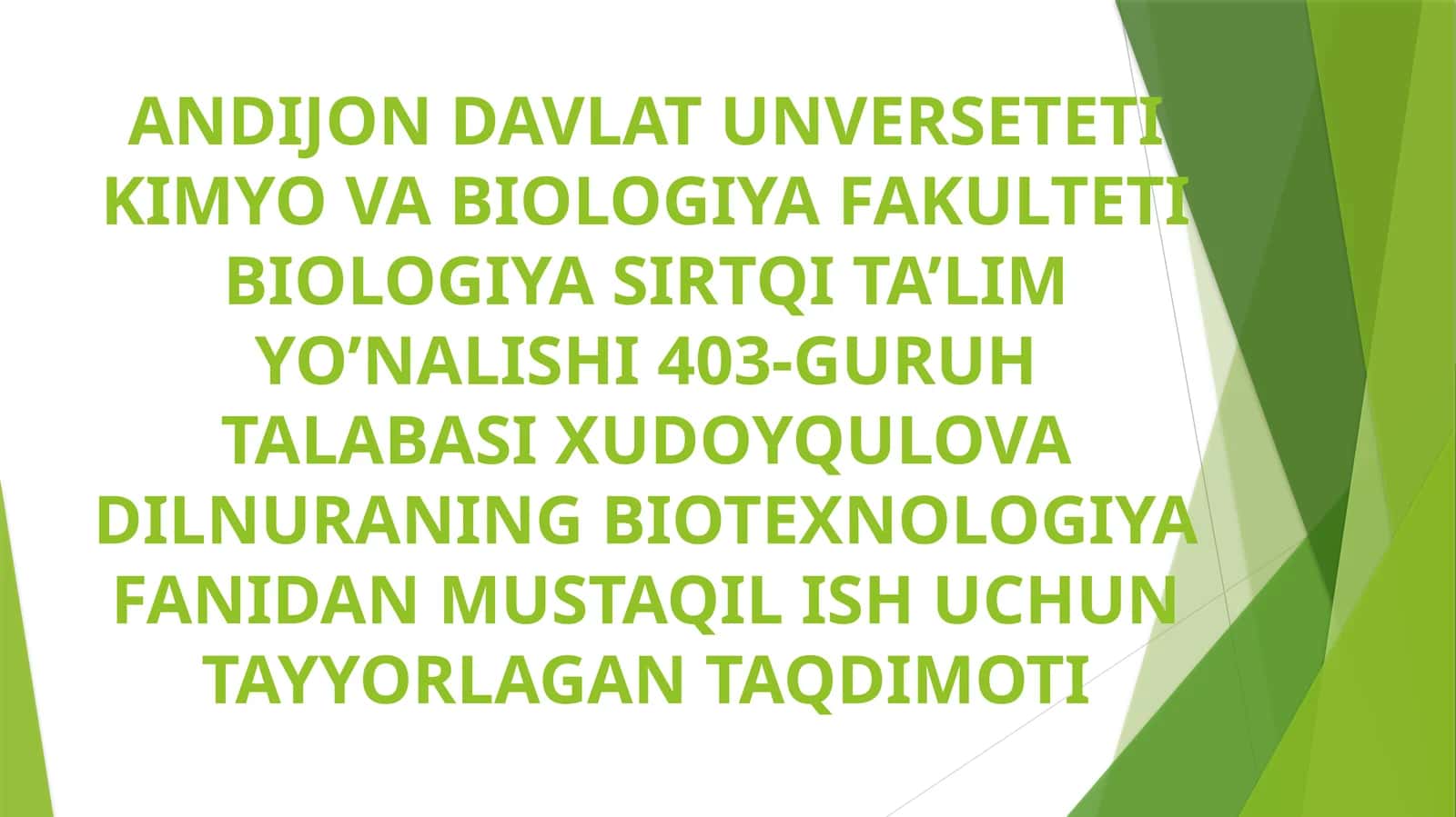 FERMENTLARNING UMUMIY TASNIFI 1