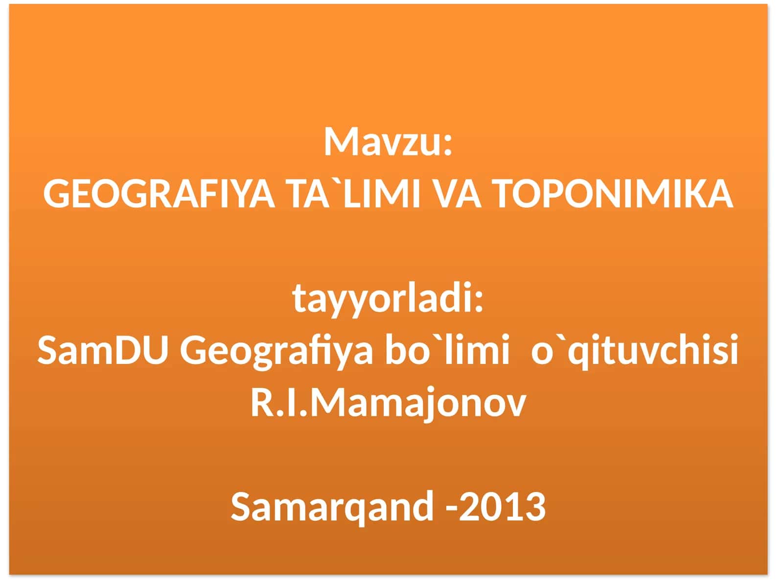 GEOGRAFIYATA`LIMI VATOPONIMIKA 1