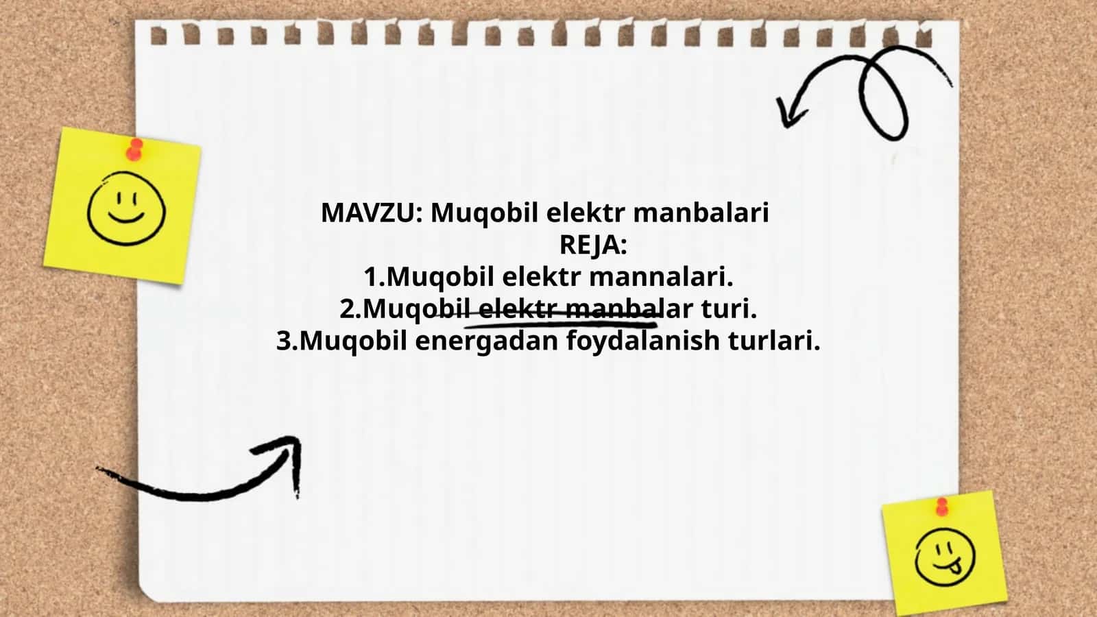 Muqobil elektr manbalari 1