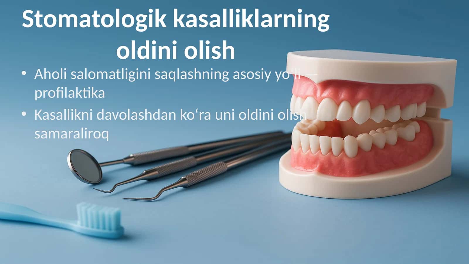 Stomatologik kasalliklarning oldini olish 1