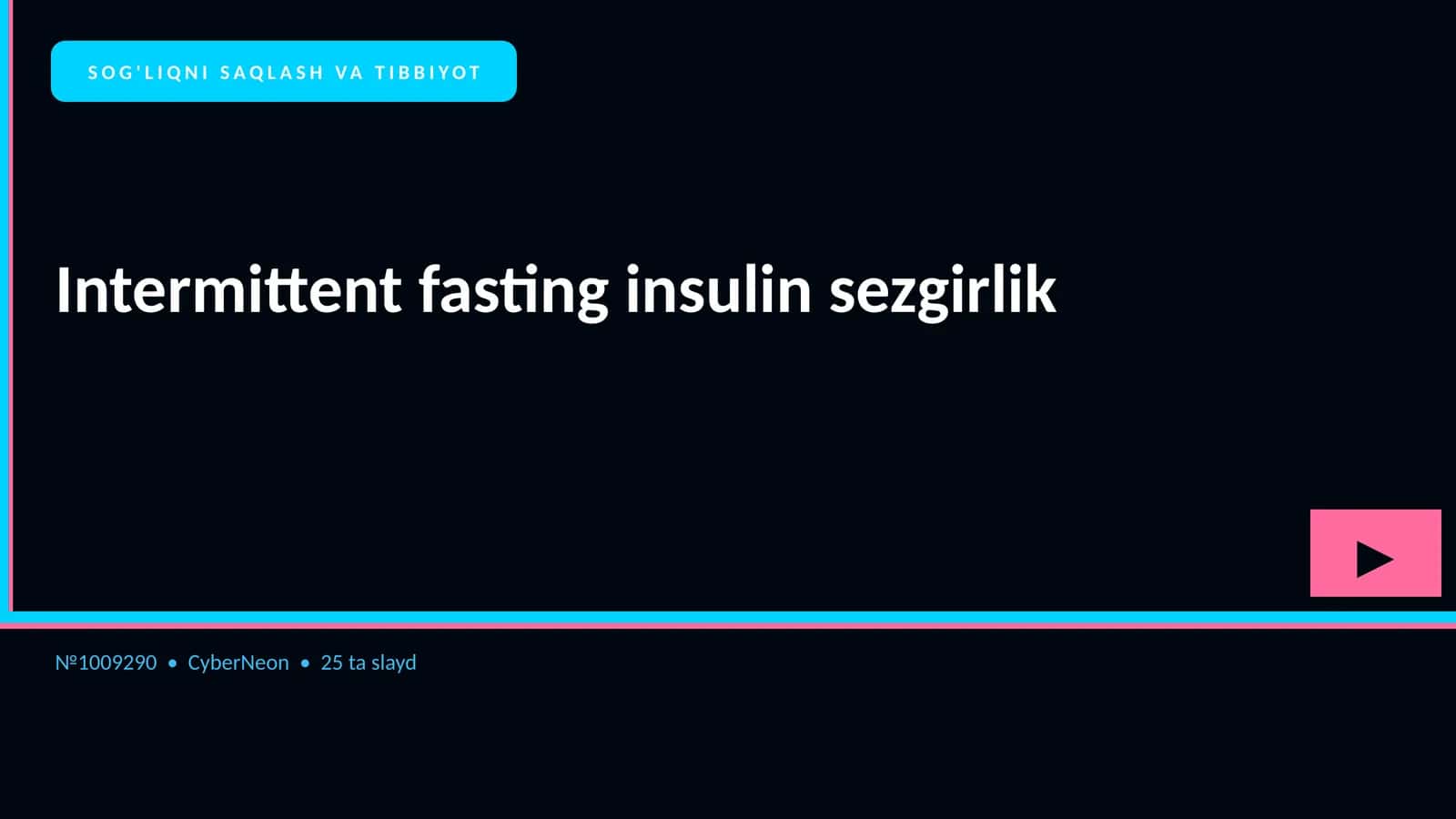 Intermittent fasting insulin sezgirlik 1