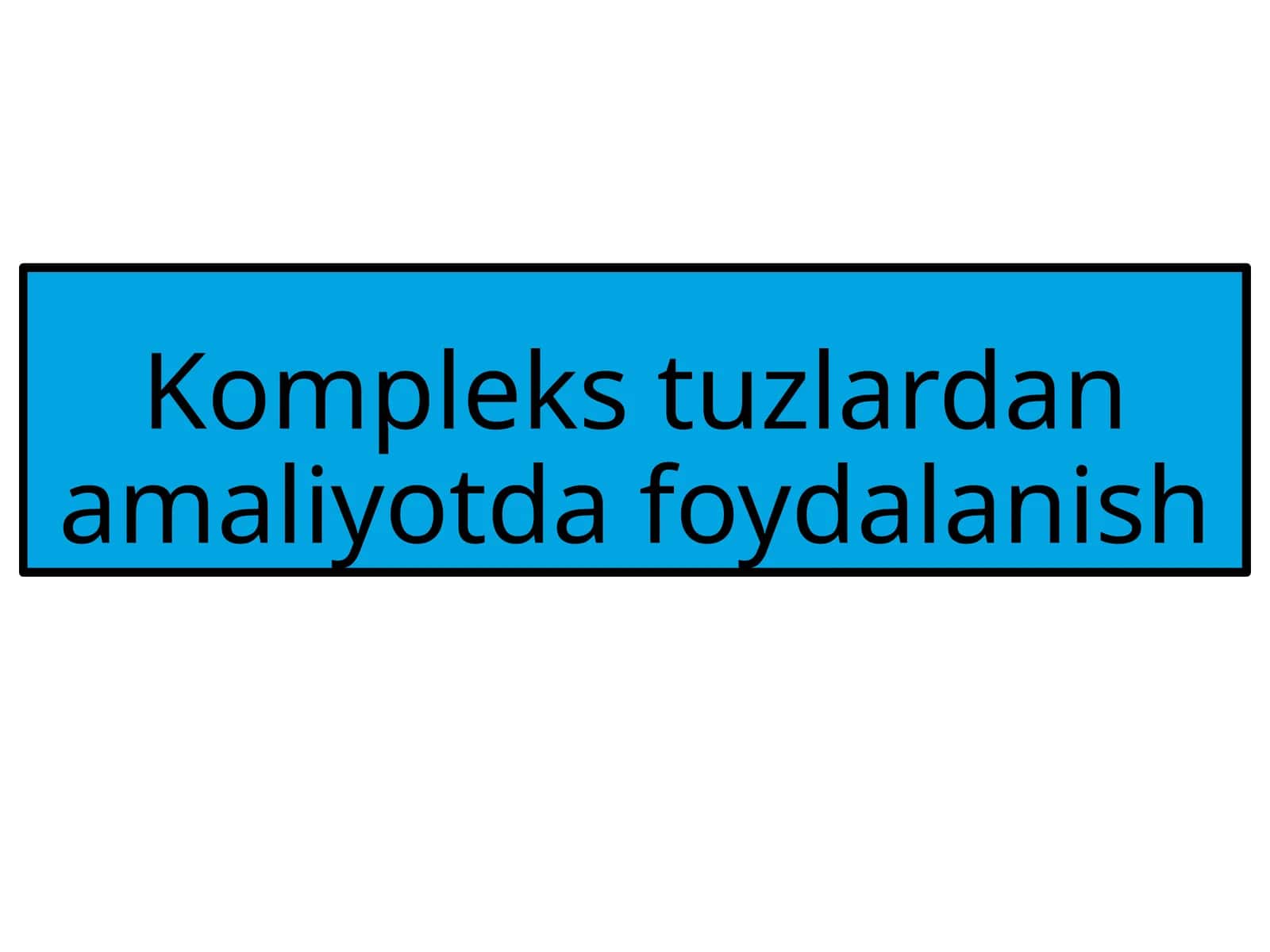 Kompleks tuzlardan amaliyotda foydalanish 1