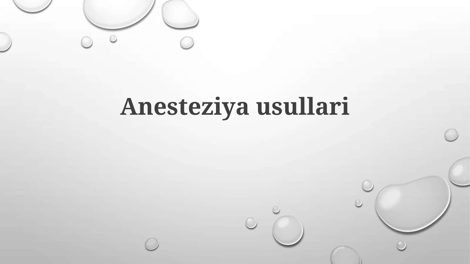 Anesteziyausullari 1