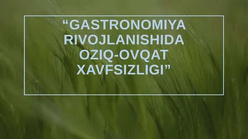 Gastronomiyarivojlanishi 1