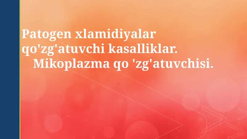Chlamydia va Mikoplazma 1