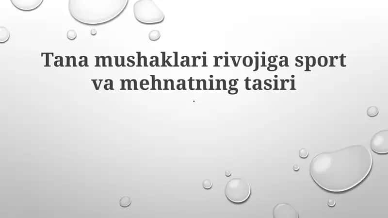 Takroriy Zoʻriqish Shikastlari (TZSh) 1