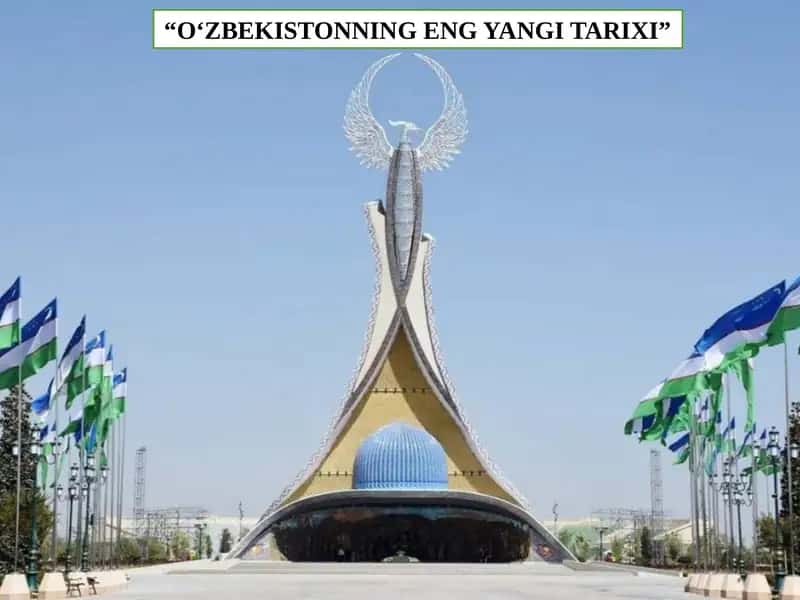 OʻZBEKISTONNING ENG YANGI TARIXI QAYDNOMASI 1