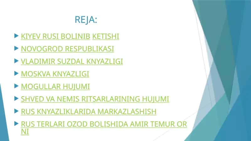 RUS KNYAZLIKLARIDA IJTIMOIY SIYOSIY HAYOT 1