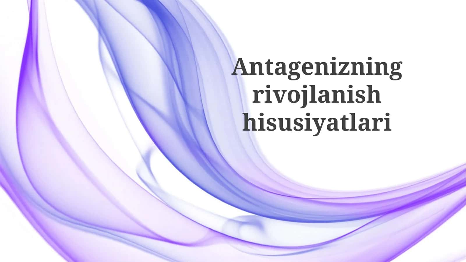 Farazingizning Rivojlanish Xususiyatlari 1