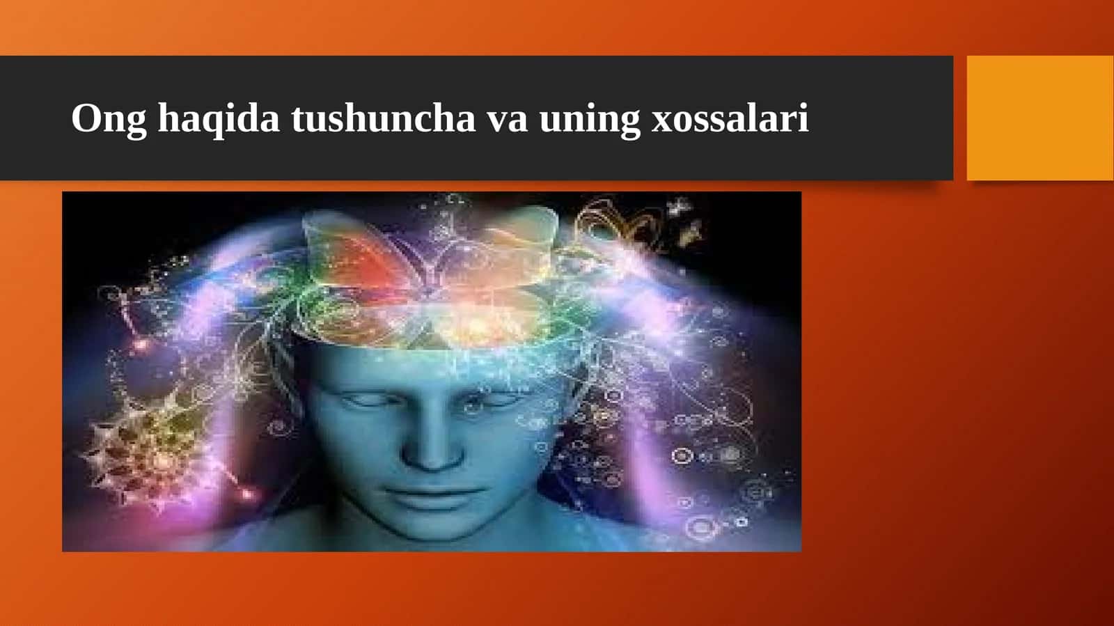 Ong haqida tushuncha va uning xossalari 1