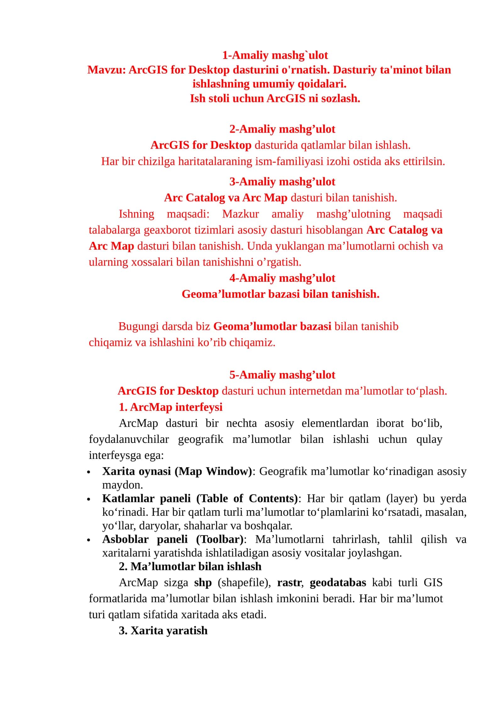 ArcGIS for Desktop dasturini o'rnatish 1