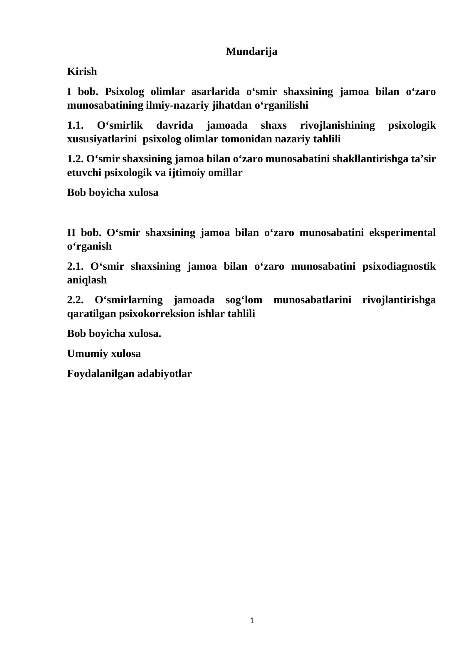 Kurs ishlar/Maktabgacha va boshlang'ich ta'lim 1