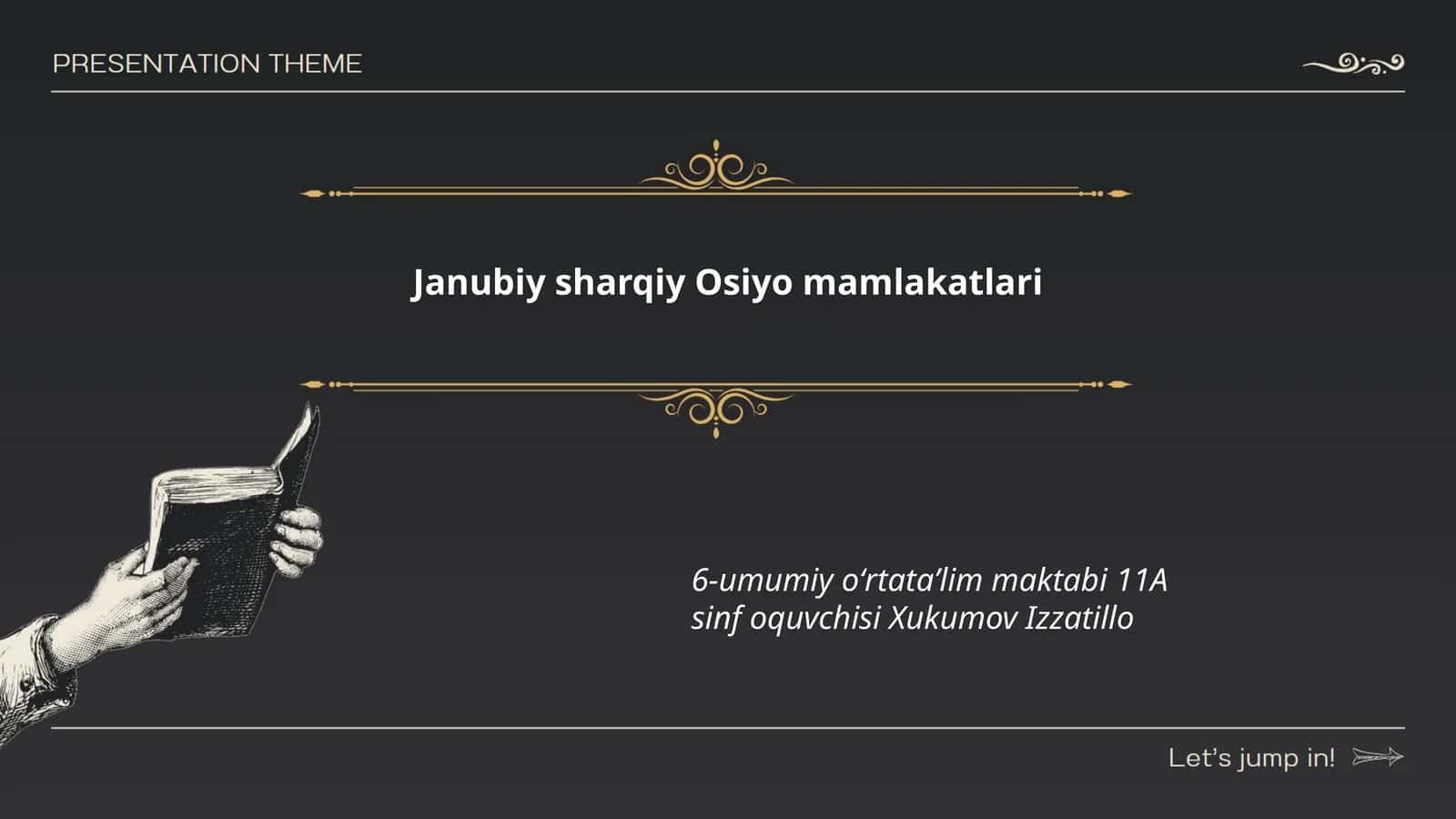 Janubiy Sharqiy Osiyo Mamlakatlari 1