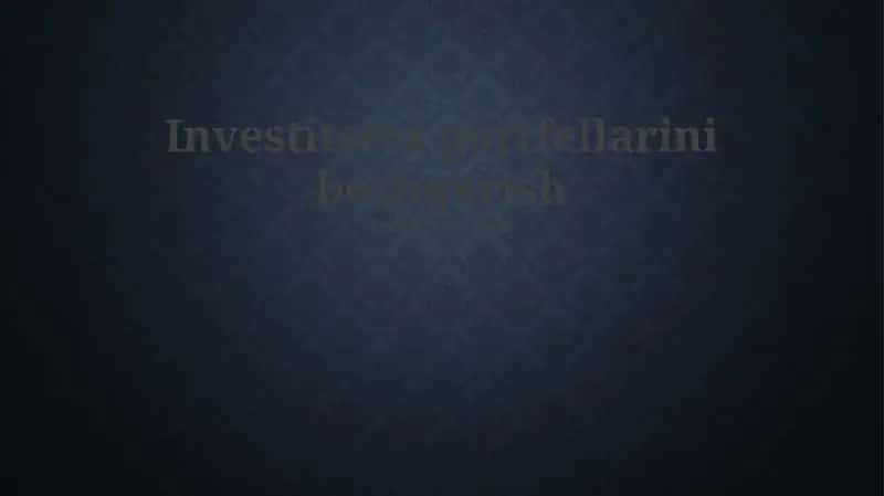 Investitsiya portfellarini boshqarish 1