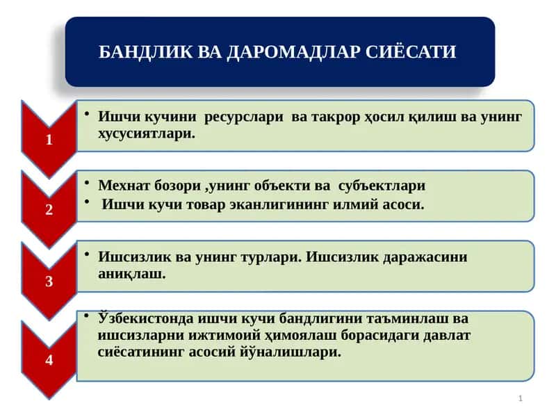 Ишчи кучи ресурслари 1