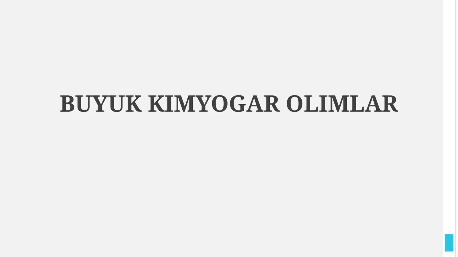 Buyuk Kimyogarolimlar 1