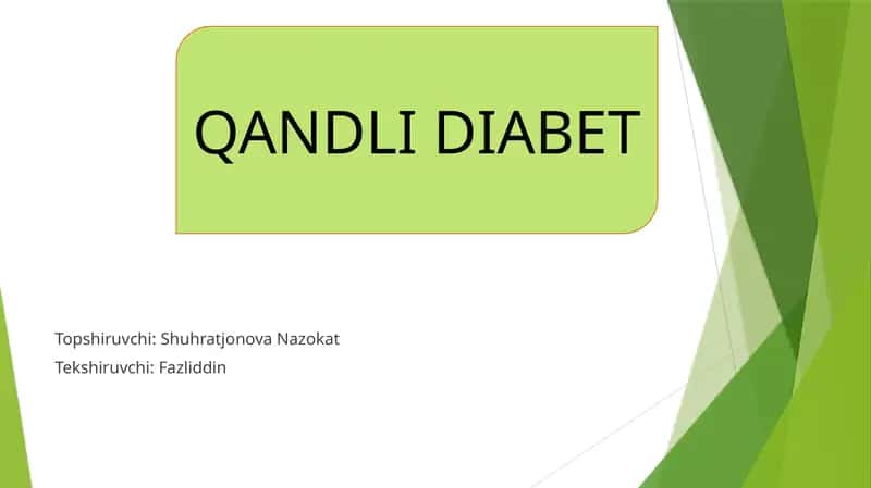 QANDLI DIABET 1