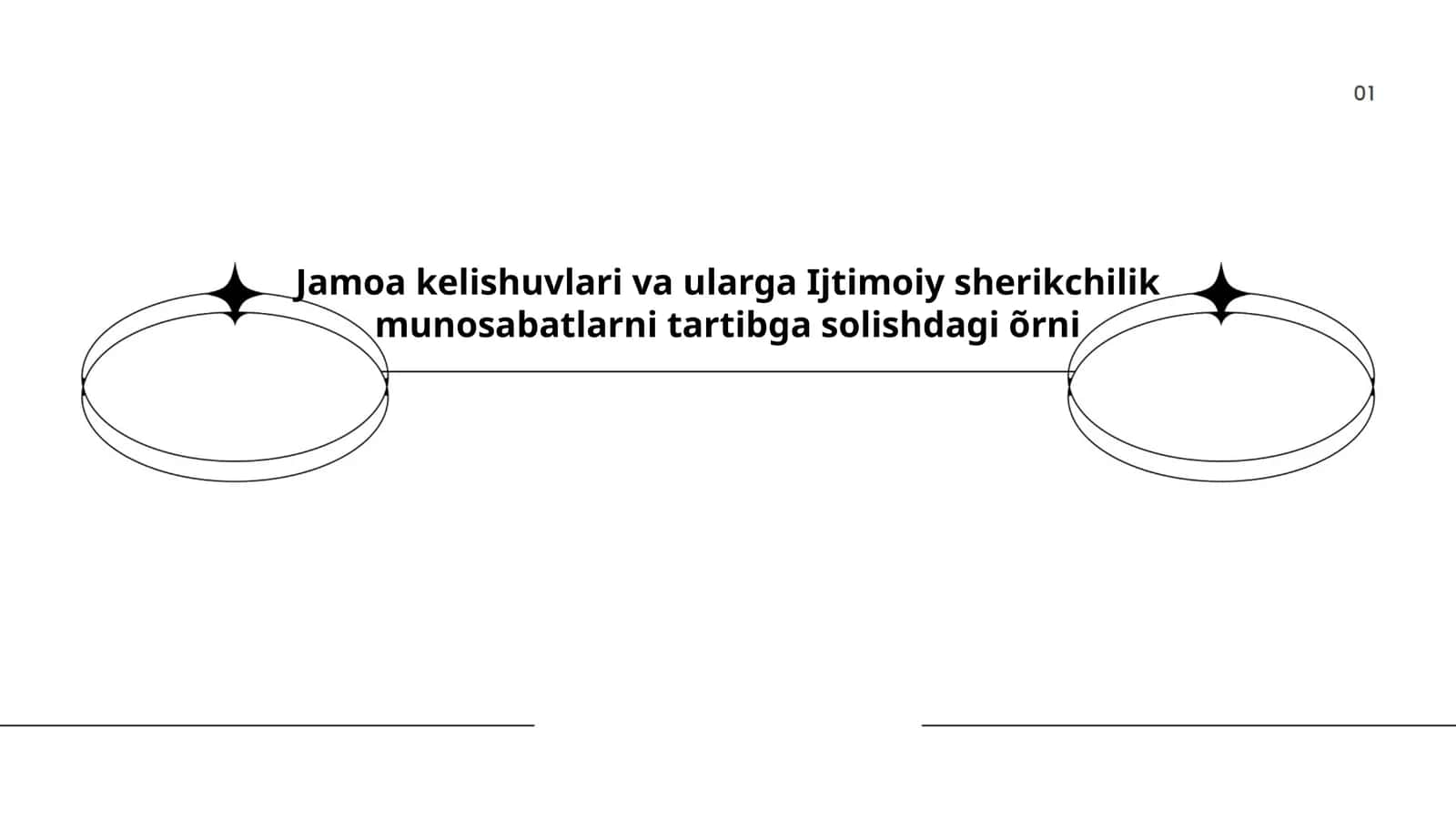 Jamoa kelishuvlari va ularga Ijtimoiy sherikchilik munosabatlarni tartibga solishdagi õrni 1