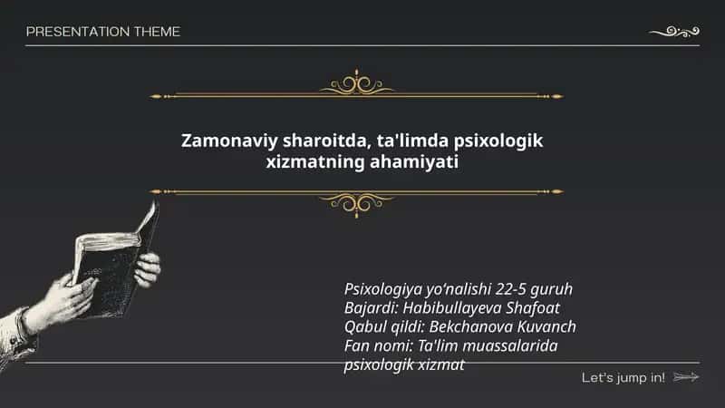 Ta'lim muassalarida psixologik xizmat 1