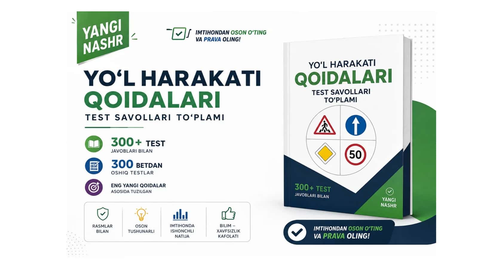 Avtotest savollariga to'liq javoblar 1
