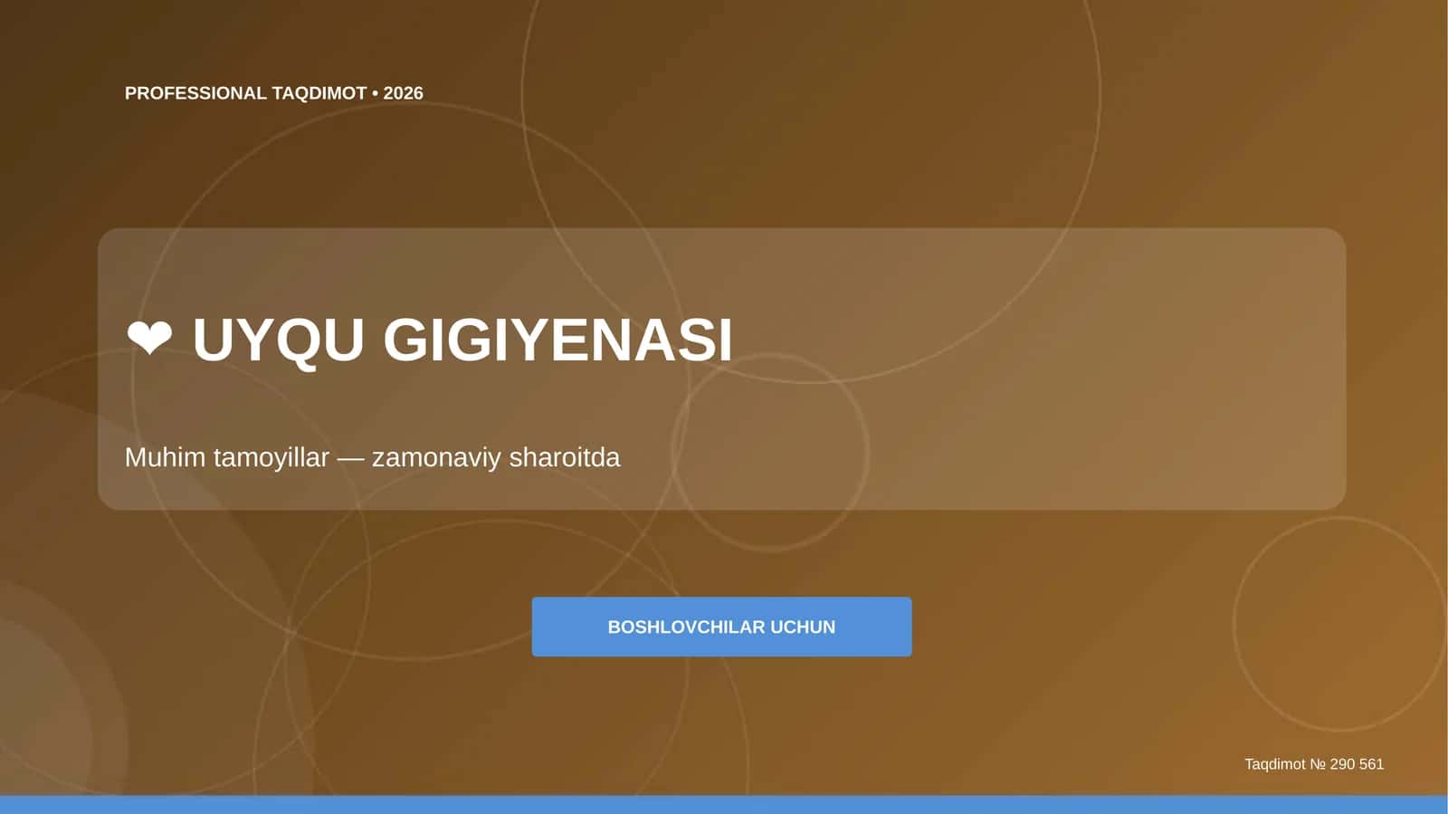 Uyqu gigiyenasi 1