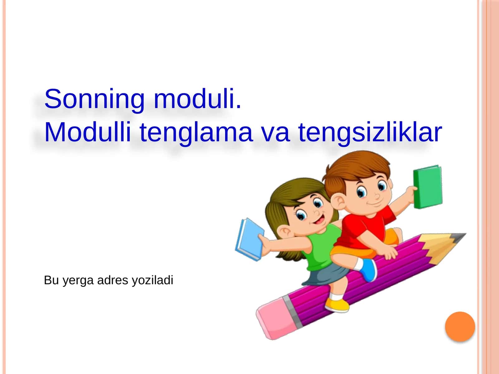 Sonning modullari 1