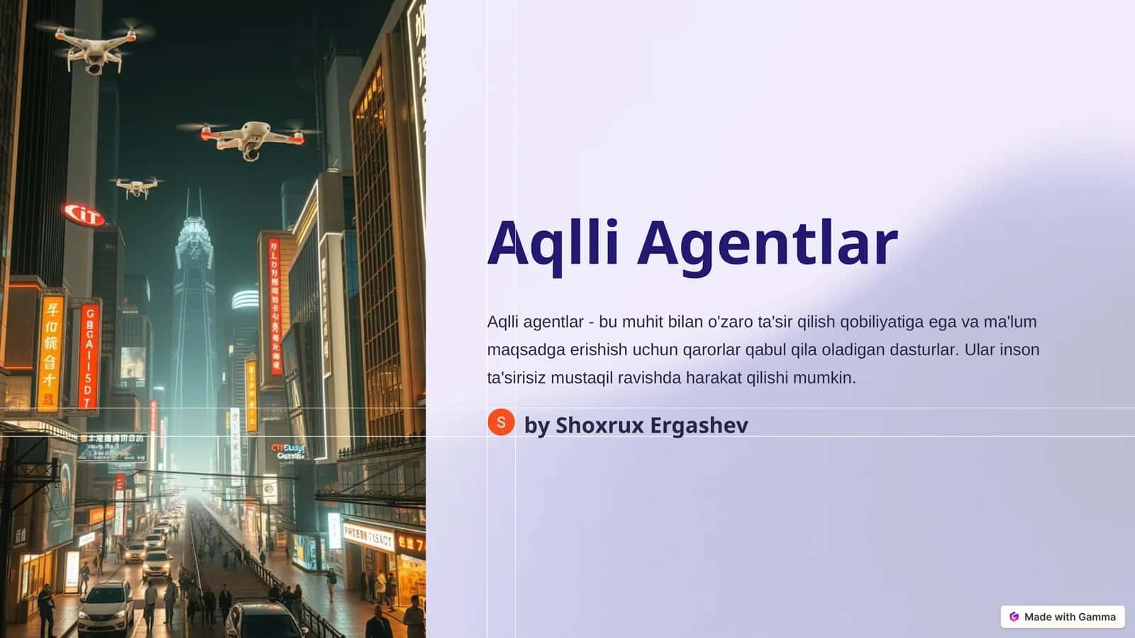 Aqlli Agentlar 1