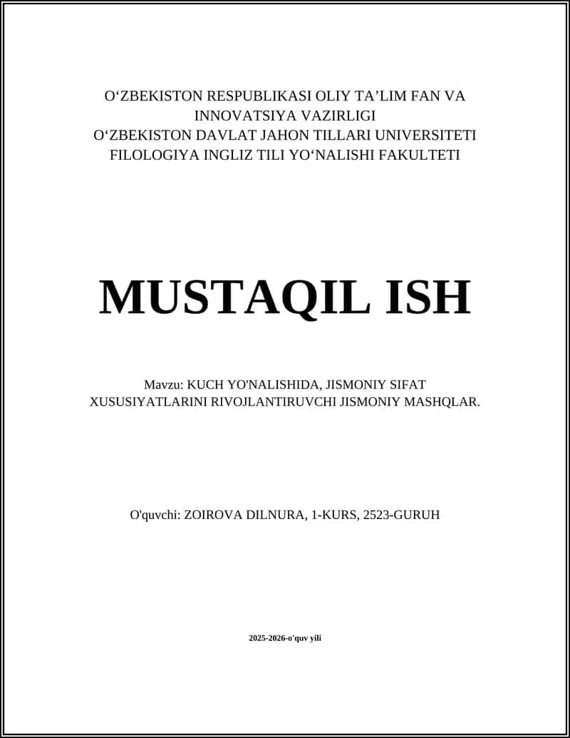 Maksimal kuchni rivojlantirish usullari 1