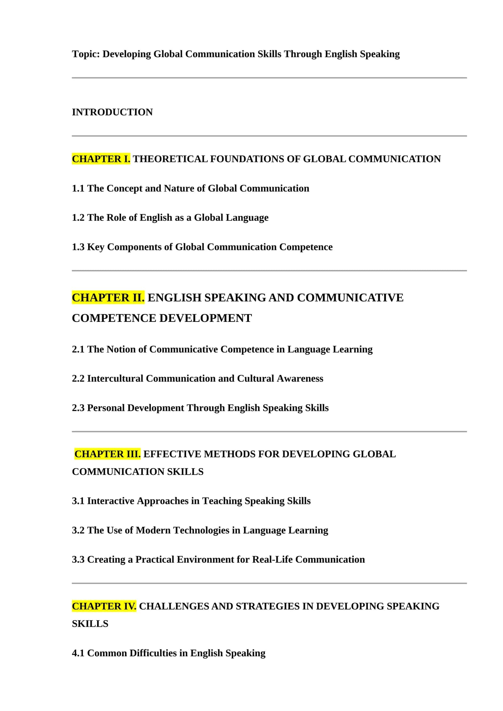 Developing Global Communication Skills Through English Speaking 1