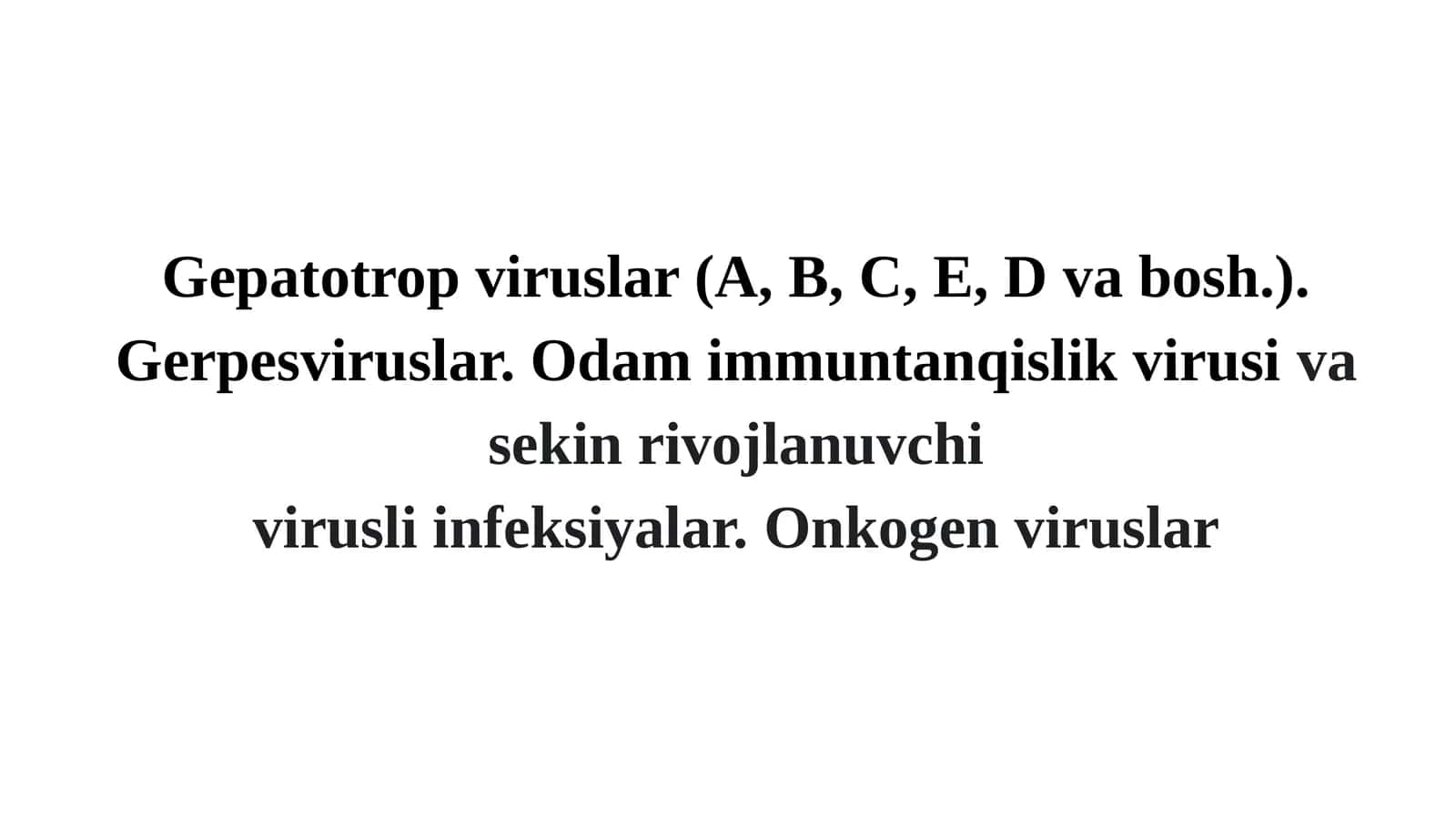 Гепатит вируслари 1