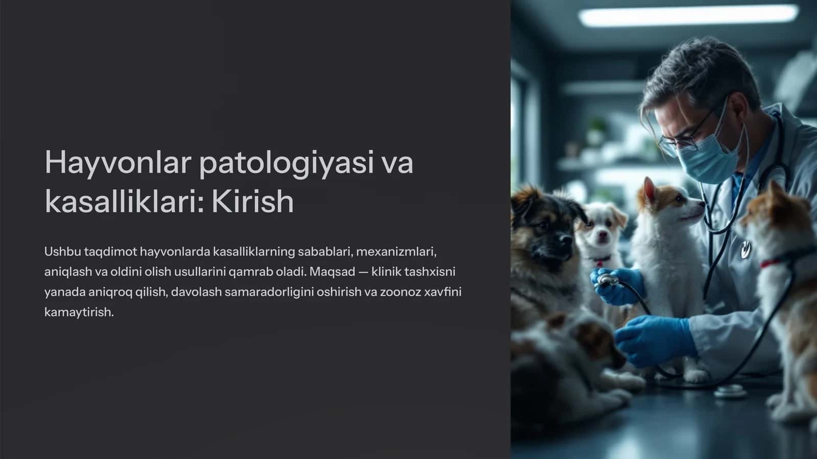 Hayvonlar patologiyasi va kasalliklari 1