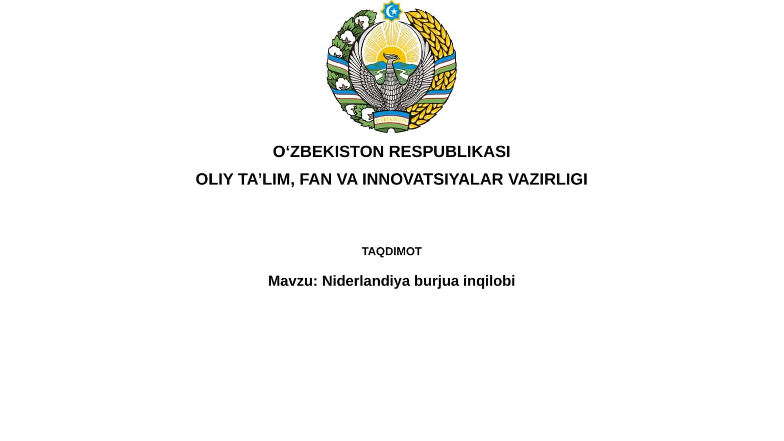 Niderlandiya burjuainqilobi 1