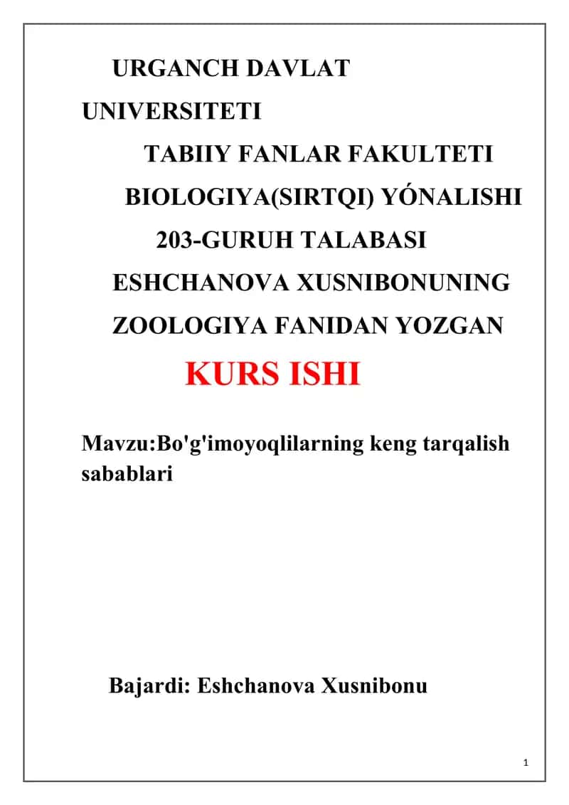 Bo'g'imoyoqlilarning keng tarqalish sabablari 1