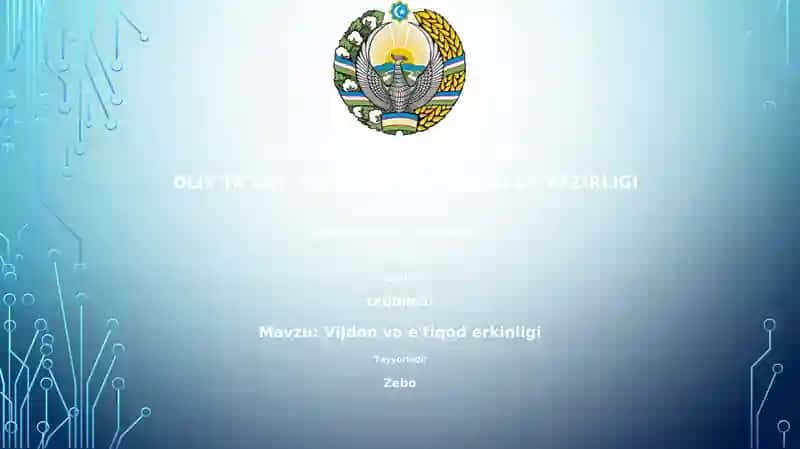 Vijdon va e'tiqod erkinligi