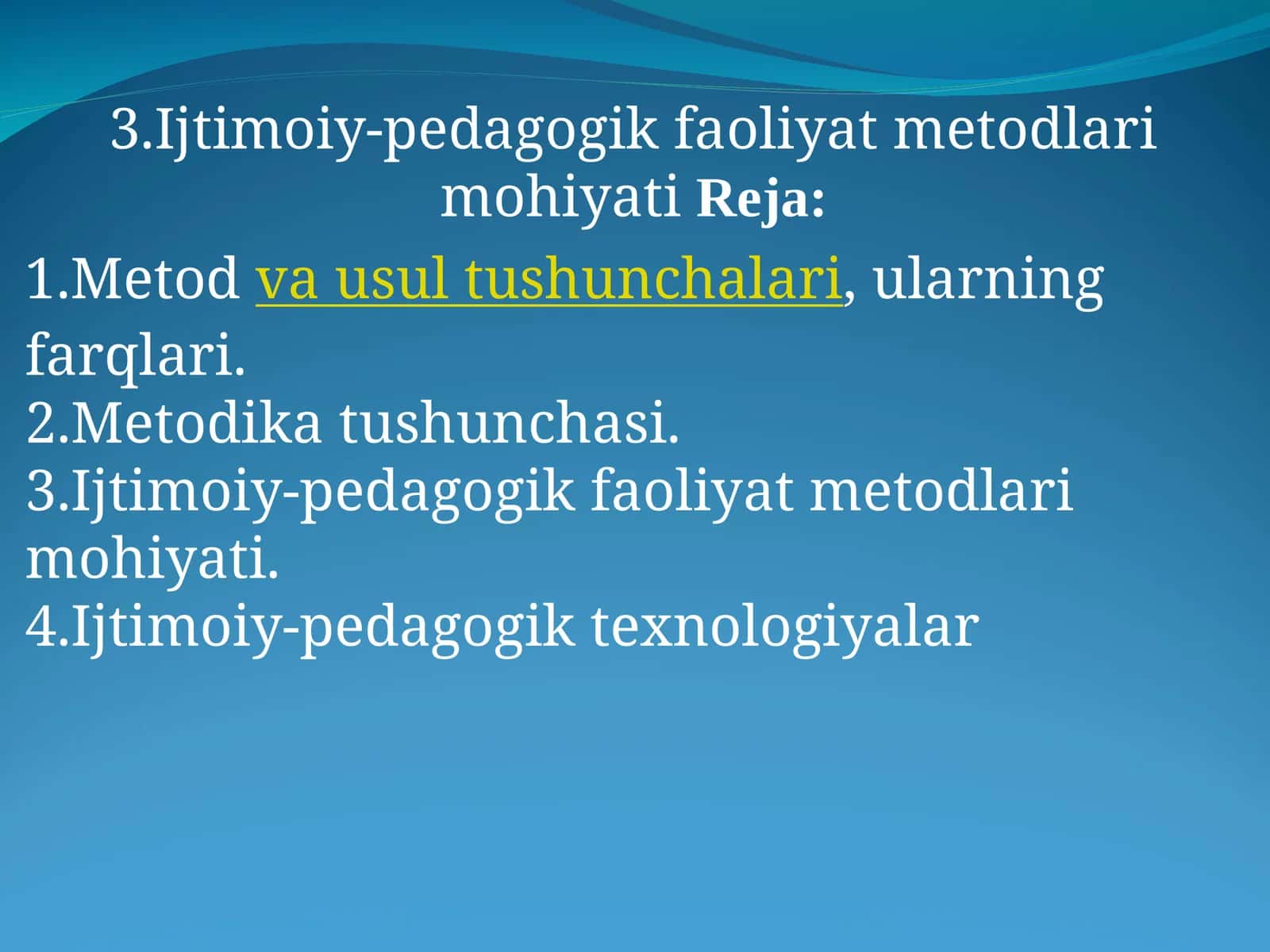 Ijtimoiy-pedagogik faoliyat metodlari mohiyati 1