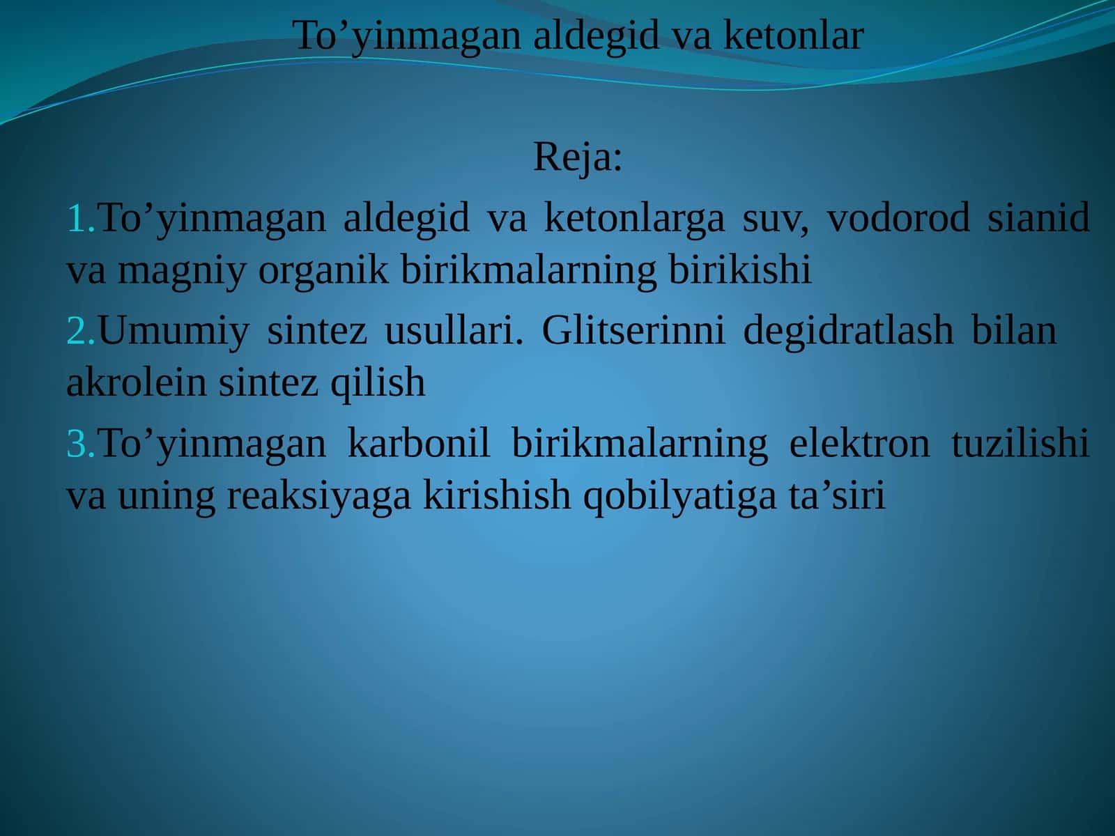 To’yinmaganaldegidvaketonlar 1