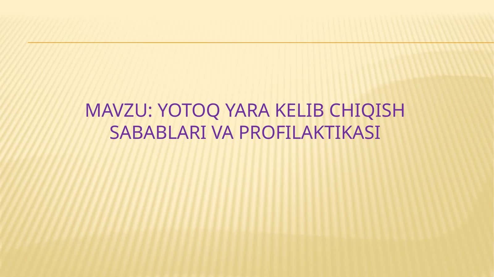Yotoqyara kelib chiqish sabablari va profilaktikasi 1