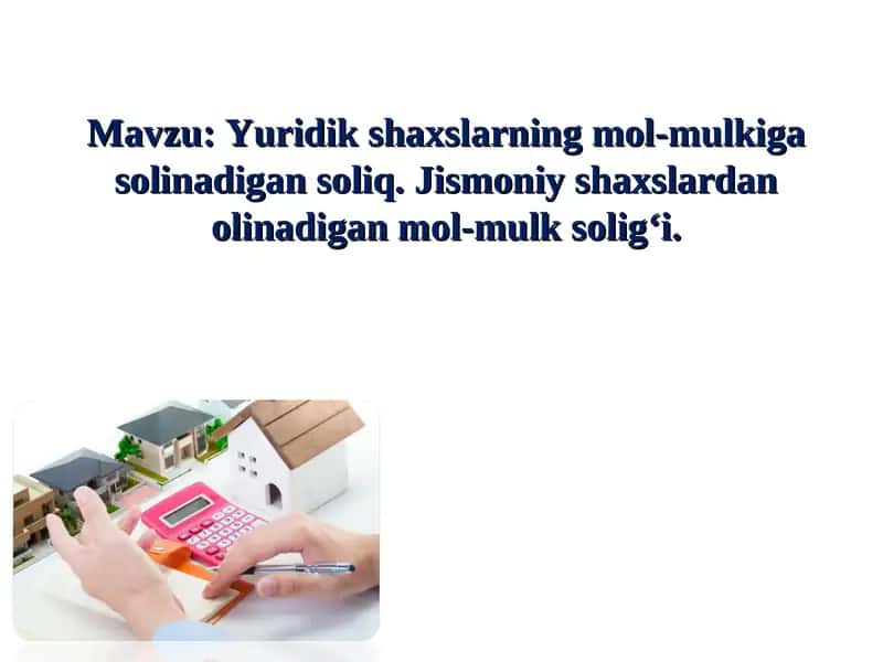 Soliq tizimi 1