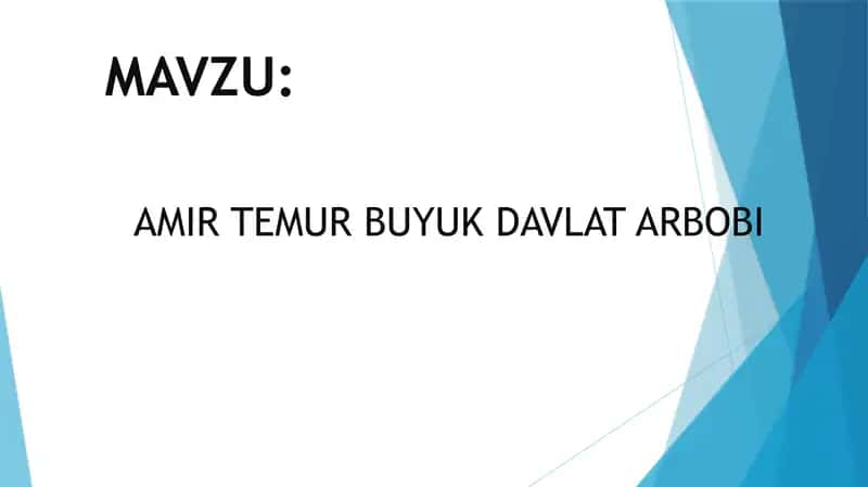 AMIR TEMUR 1