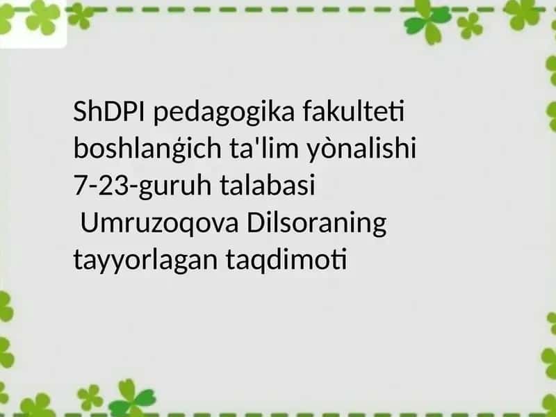 Inklyuziv ta'lim metodi va usullari 1