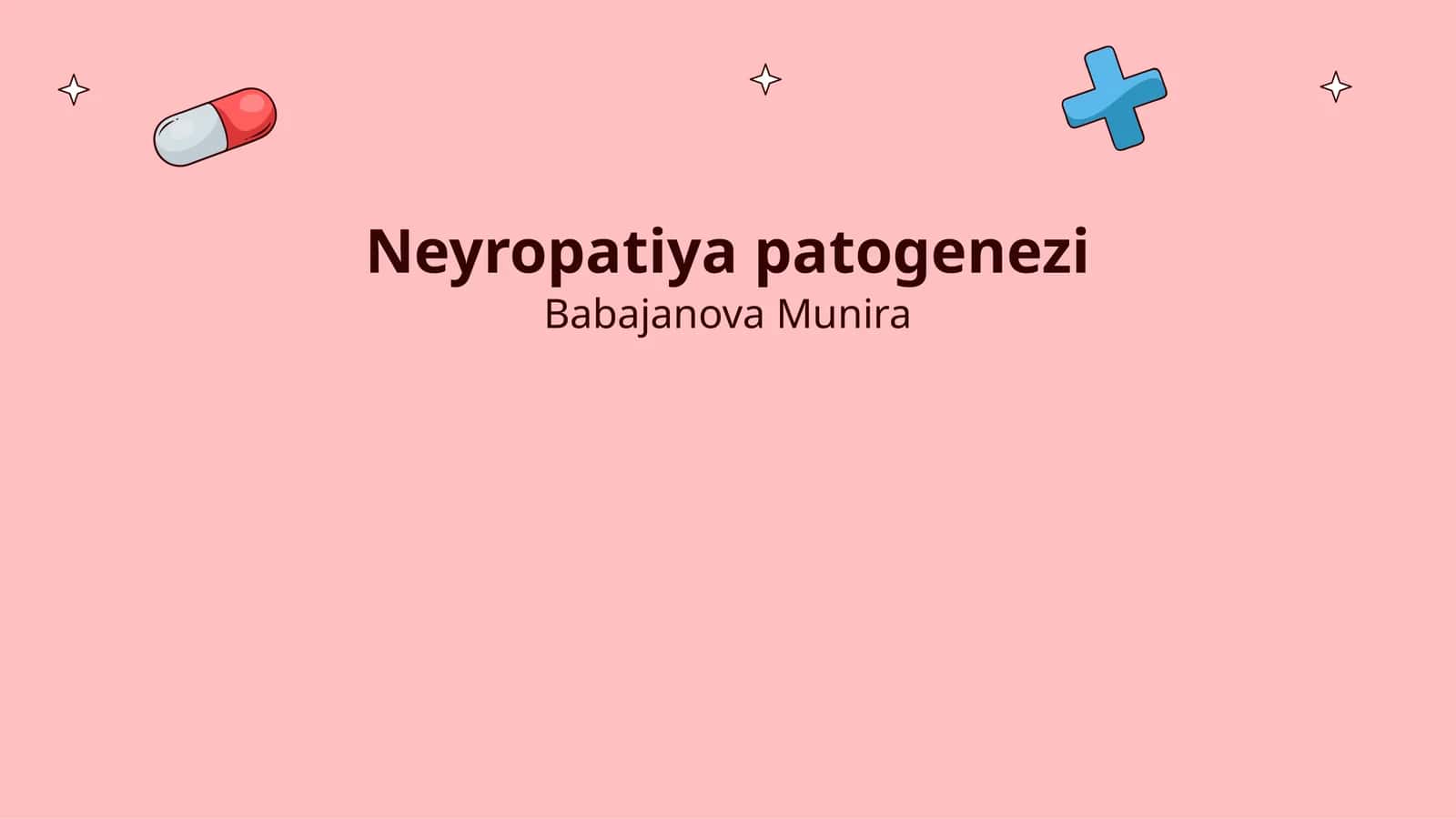 Neyropatiya patogenezi 1