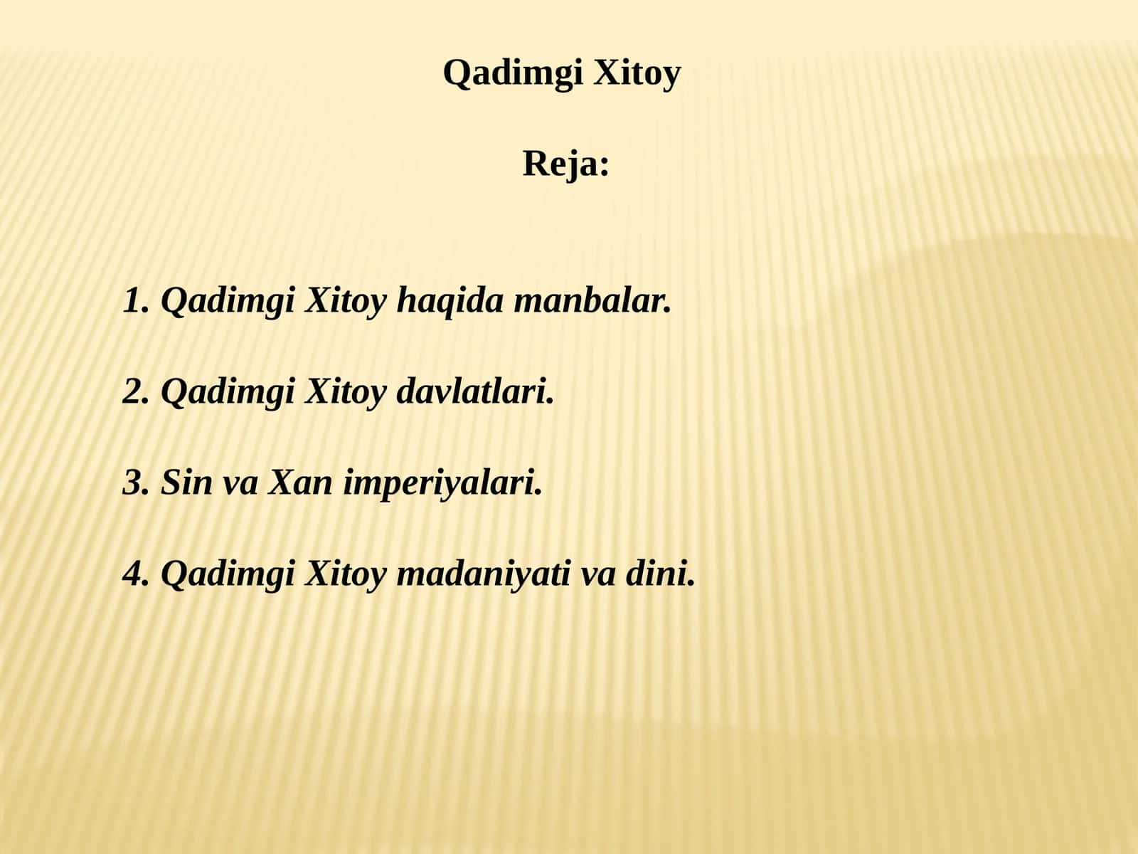 Qadimgi Xitoy 1