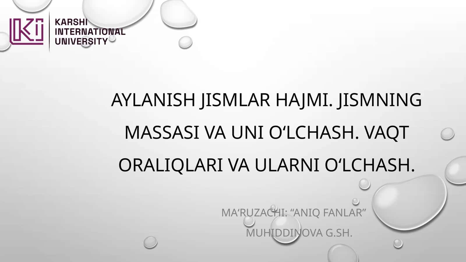 Aylanish jismlar hajmi 1