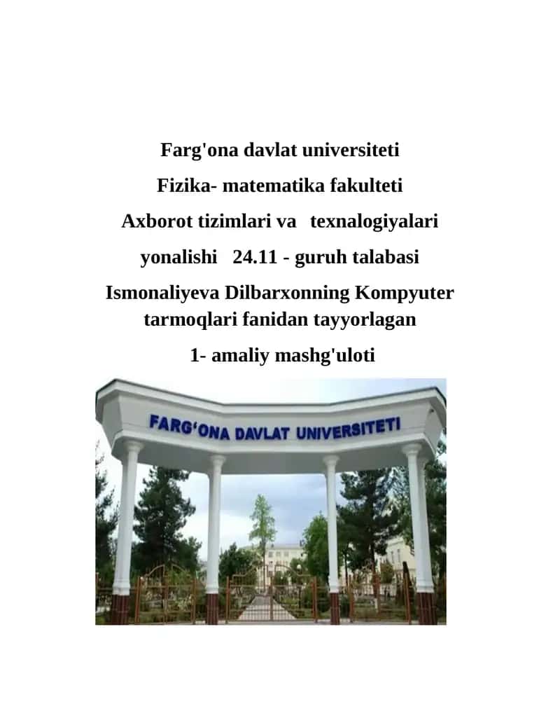 Simsiz uzatish vositalari 1